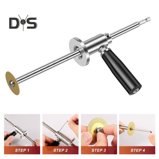 Cortatubos de PVC con 5 hojas de sierra de repuesto Mango ergonómico Profundidad de corte ajustable Acero inoxidable Herramienta cortatubos interior de fontanería