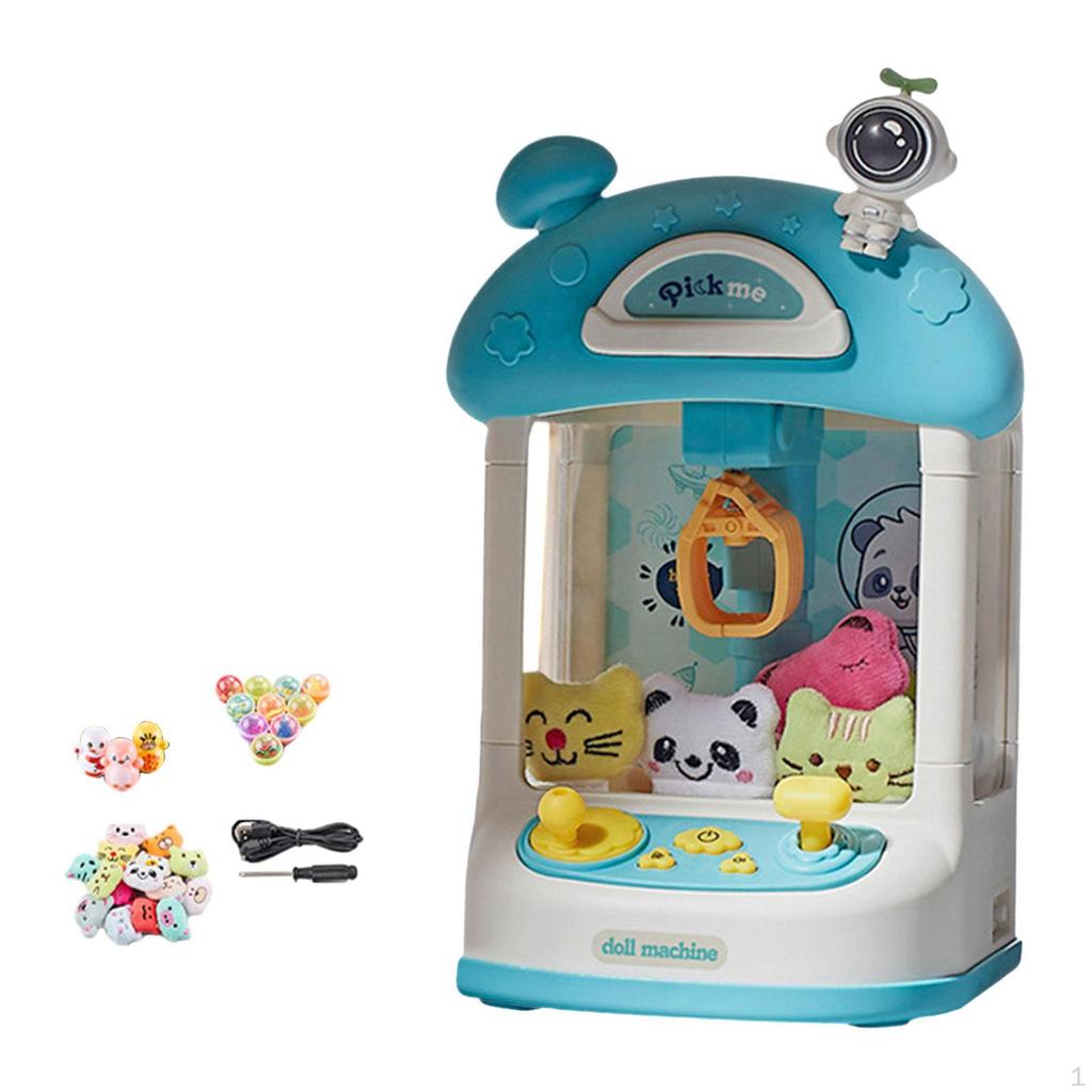 Claw Game Machine Vending Toy Exciting Indoor for 3 4 5 6 7 8 Year Old with Music and Lights Candy