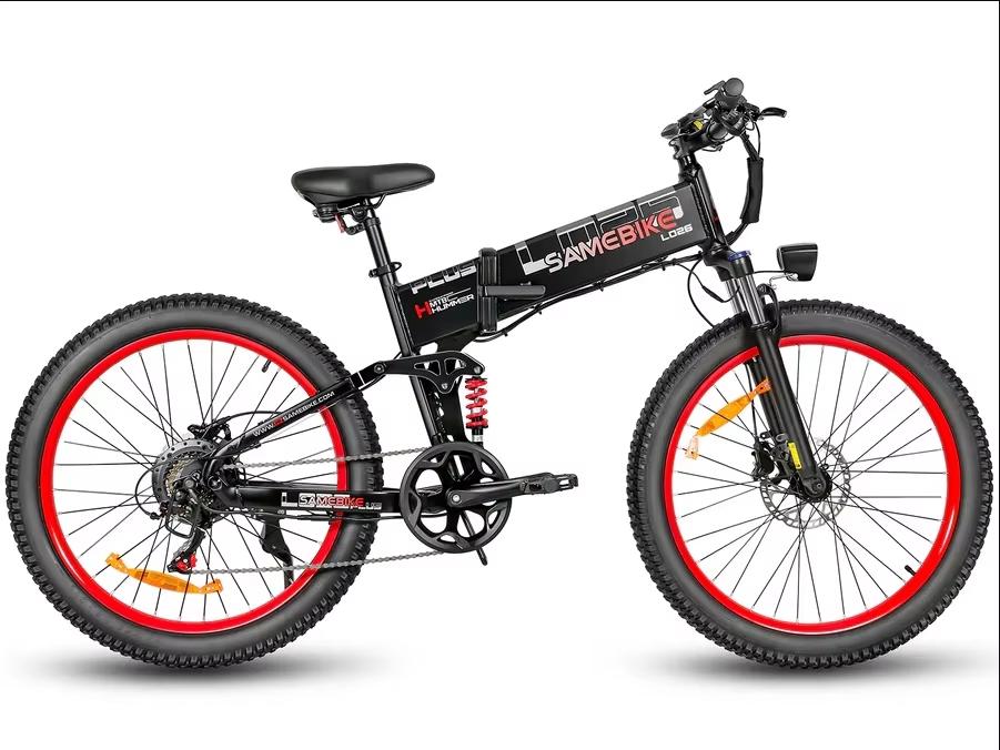 E-Bike LO26 PLUS E-Bike 1000W Motor 48V15AH Akku Hydraulische Bremsen Faltbares Elektrofahrrad 26-Zoll Fat Tire All Terrain Elektrofahrrad