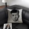 ZZayn MalikK Singer Cushion Cover Natural Linen Organic Fabric DoubleSided Printing Sofa Home Decor Gift Pillow Case