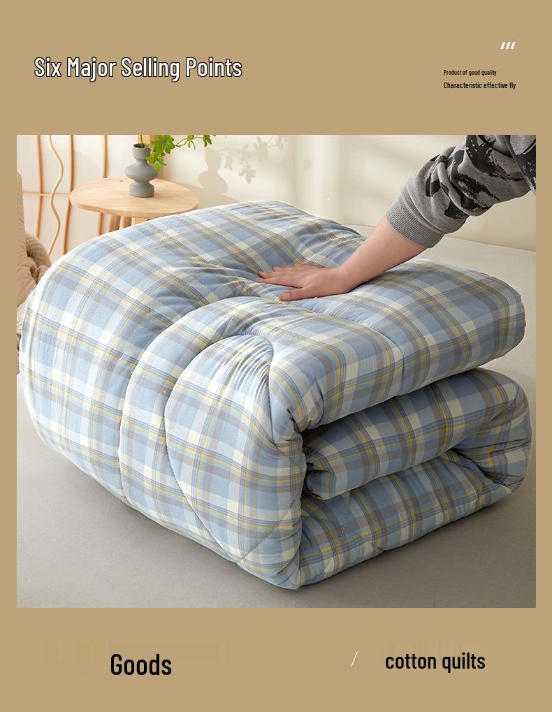 Klasse A Xinjiang Baumwoll-Matratzenauflage & Steppdecke für Studentenwohnheime & Mietwohnungen