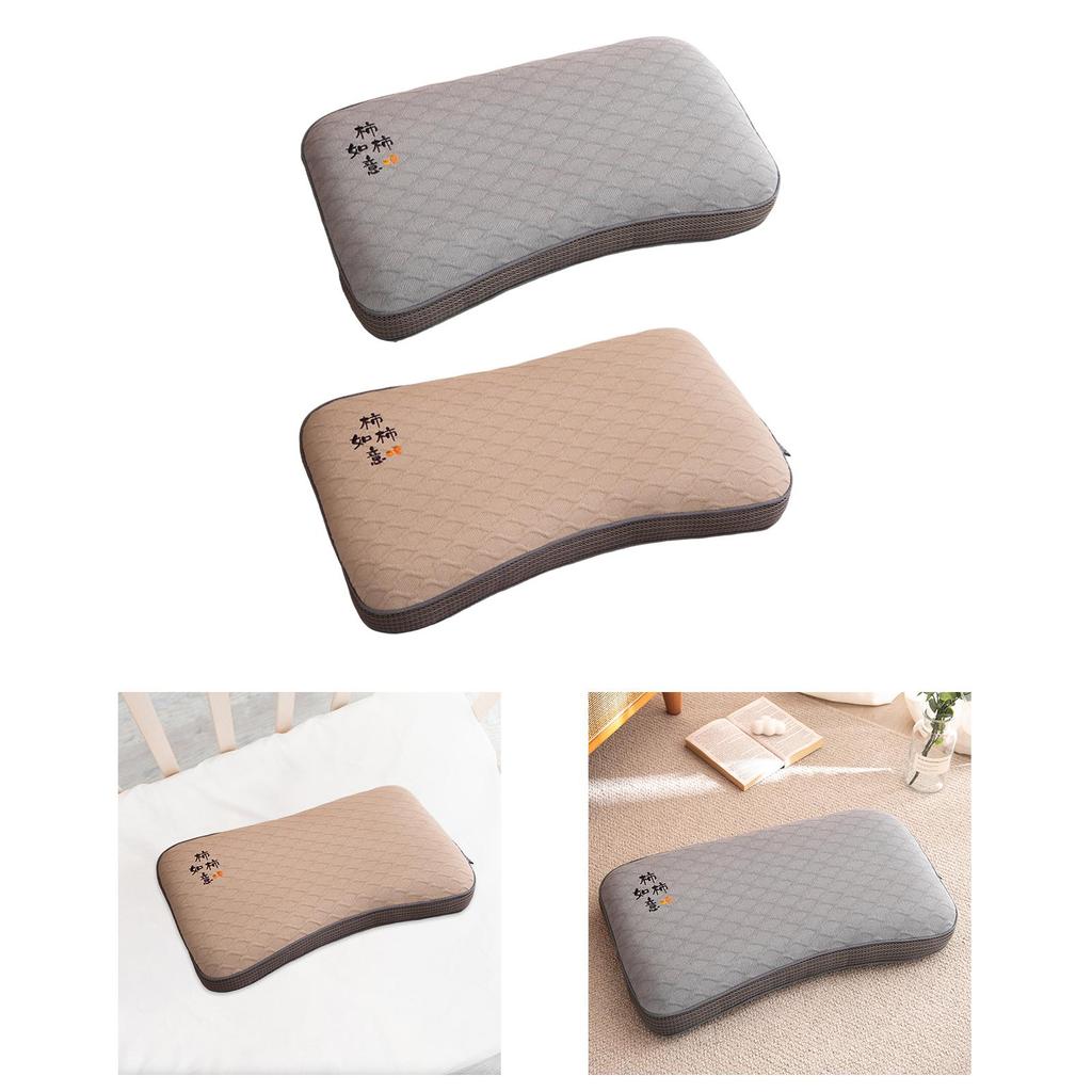 Buckwheat Pillow for Sleeping Neck Support Pillow Removable Pillow Case for Any Sleeping Positions Home Cervical Pillow