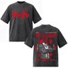 Camiseta Gráfica Lavada Vintage Anime Dorohedoro Kaiman Shin Ropa para Hombre y Mujer Moda Hip Hop Streetwear Top Y2K Gótico Algodón Camisetas Oversize