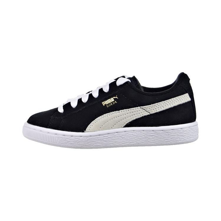 (PS) PUMA Suede Leisure Shoes Black/White Kids 360757-01 EU 34.5