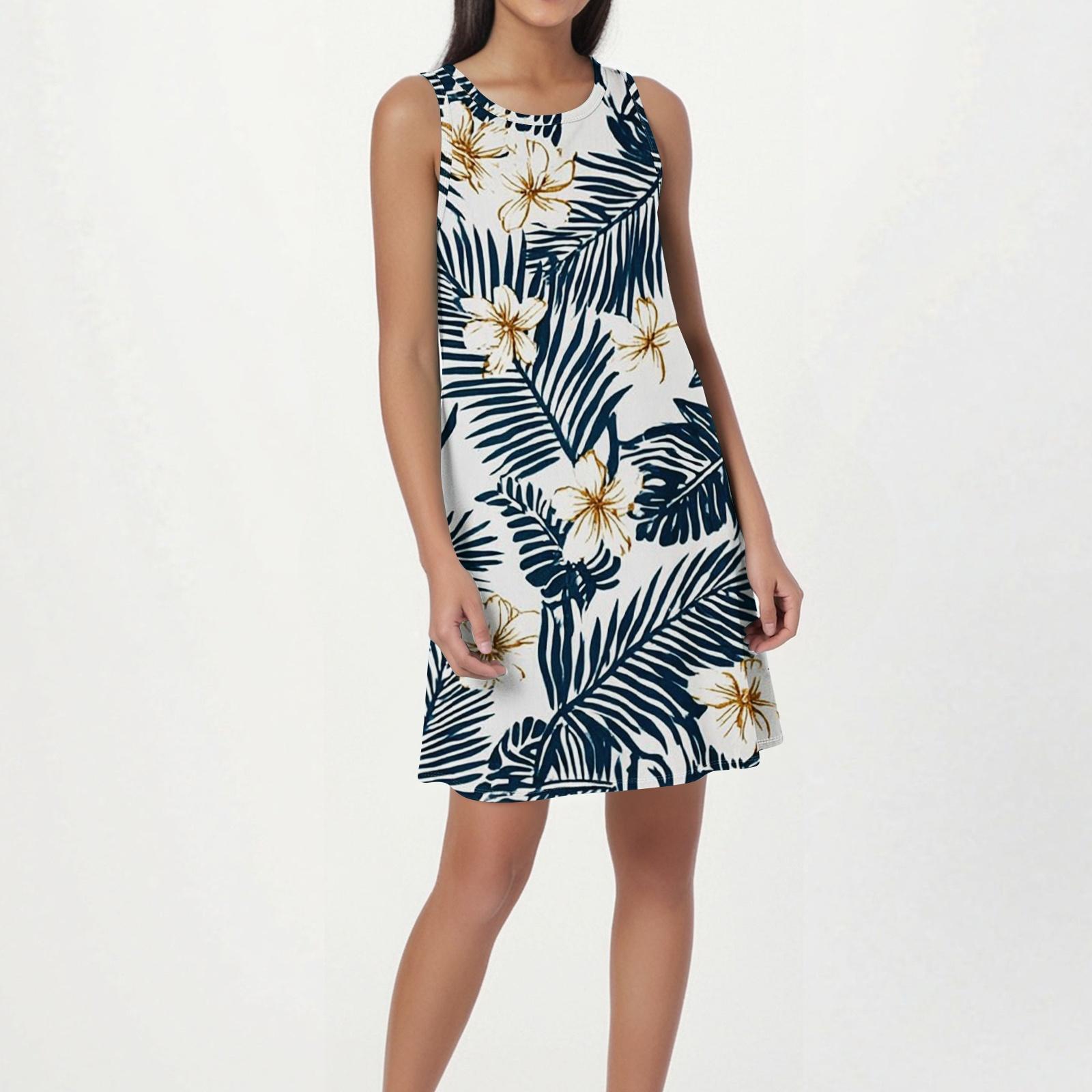 Summer Dresses for Women 2026 Sleeveless Sundresses for Women 2026 Casual Summer Dress Loose Fit Summer Dresses XL