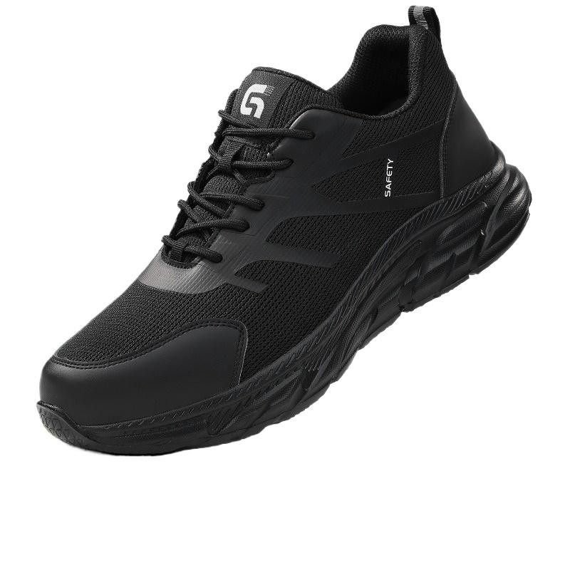 

Woman Work Shoes with Protection Breathable Lightweight Safety ShoesSteel Toe Cap Working Male Construction Work Mesh Sneakers 45