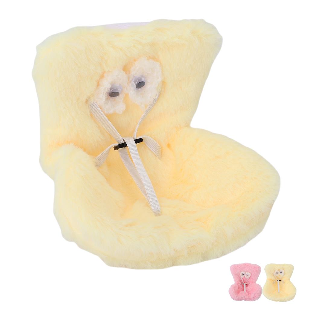 Doll Car Seat for Car Air Vent Cute Functional Soft Furry Safety Car Seat Ornament Decoration Displa
