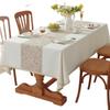 Explosive Thickened Imitation Cotton And Linen Dining Table Cloth Lace Household Square Wear-Resistant Manufacturer Spot