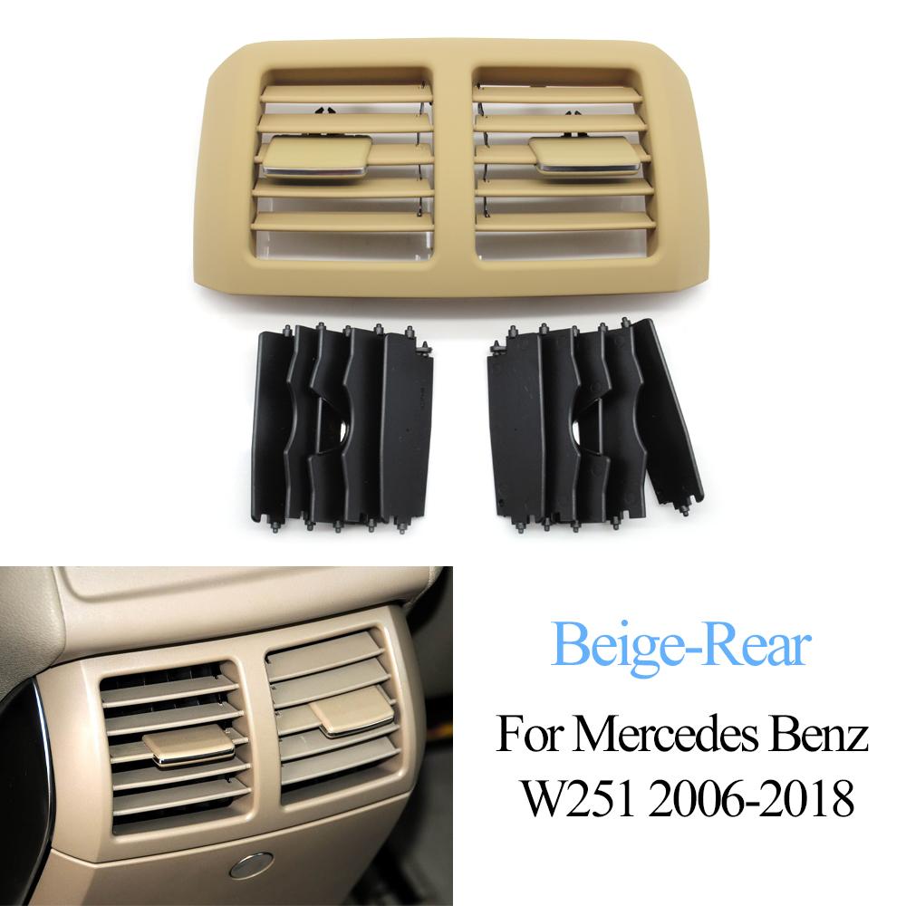 Car Left Right Central Rear Air Conditioner Grille AC Vent Panel Cover For Mercedes Benz W251 R300 R320 R350 R400 R500 2006-2009