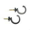 62KD 2Pcs Curtain Tieback Hooks Heavy Duty Metal Ball End Tie Back Hooks Curtain Hook