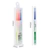 DELI Dual Tip Highlighter 3Pcs/Bag 6 Colors Double Headed Highlight Marker Pen Stationery