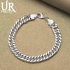 925 Sterling Silver Side Chain Bracelet Fashionable Wedding Jewelry
