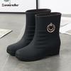 Wasserdichte Regenstiefel für Damen, Regenstiefel, koreanische wasserdichte Schuhe, Damenstiefel mit mittlerer Wade