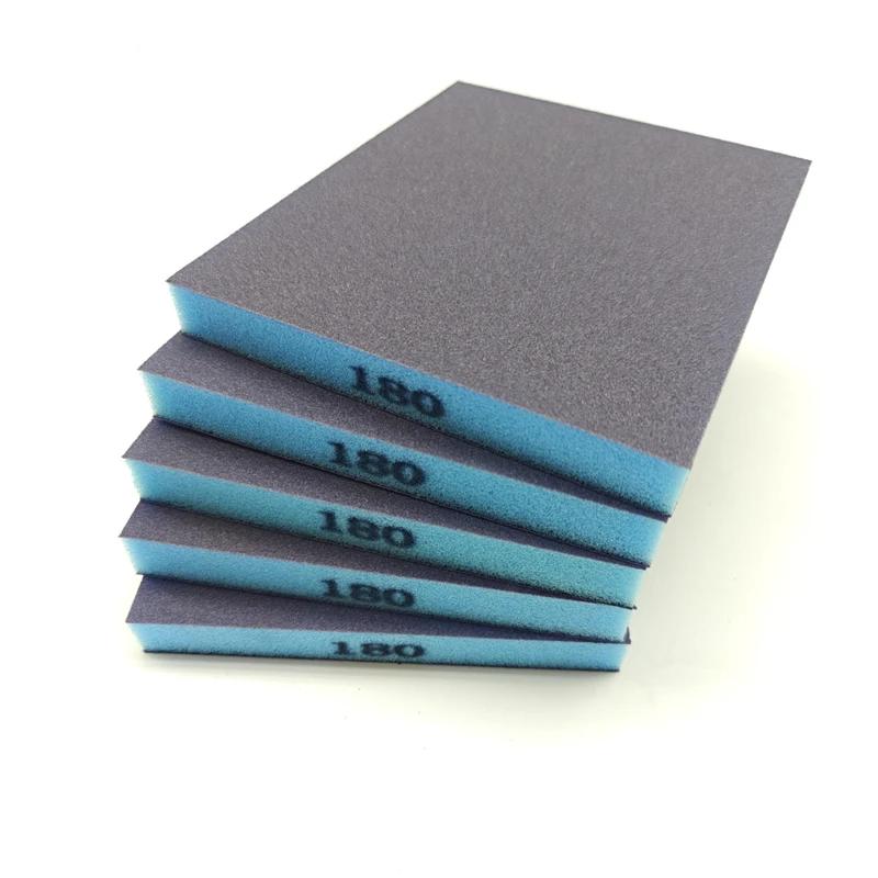 5/6pcs Sanding Sponge Set Coarse/Medium/Fine Grit Washable Reusable Sandpaper Blocks for Polishing Metal Wood Glass