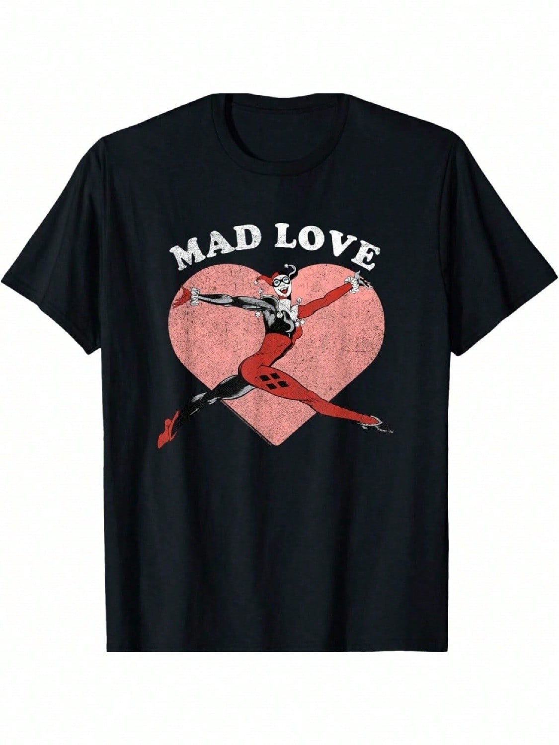 DC Comicsl Valentine s Day Mad Love T-Shirt S разноцветный