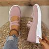 Women's Summer New Cloth Shoes Large Size Women's Shoes Fly-woven Shoes Casual Single Shoes Mother Shoes