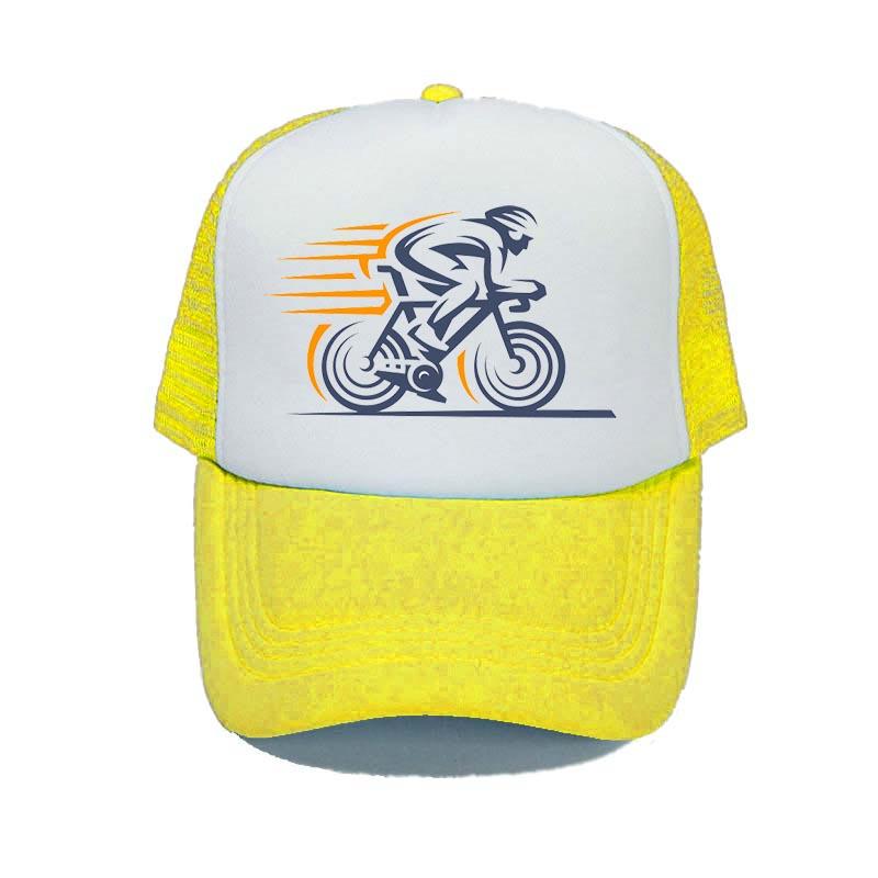Cool Sport Cycling Trucker Hats Green Commuting Mesh Snapback Caps Unisex Bike Fanciers Shop Publicty Summer Baeball Cap YY337