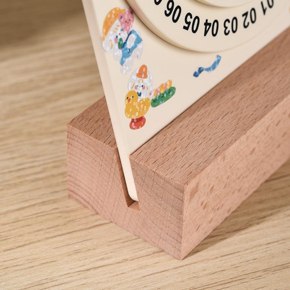 DIY Perpetual Calendar Handmade Desk Calendar Rotating Calendar  College Entrance Examination