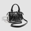 Premium Rivet Spice Girl Wind Bag Women's New Textured Boston Handbag Niche One Shoulder Crossbody Locomotive Bag