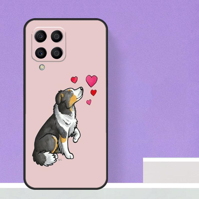 Border Collie Dog Case For Samsung Galaxy M23 M20 M32 M52 M56 M16 M36 M54 M34 M14 M35 M55 M15 M11 M31 M13 M53