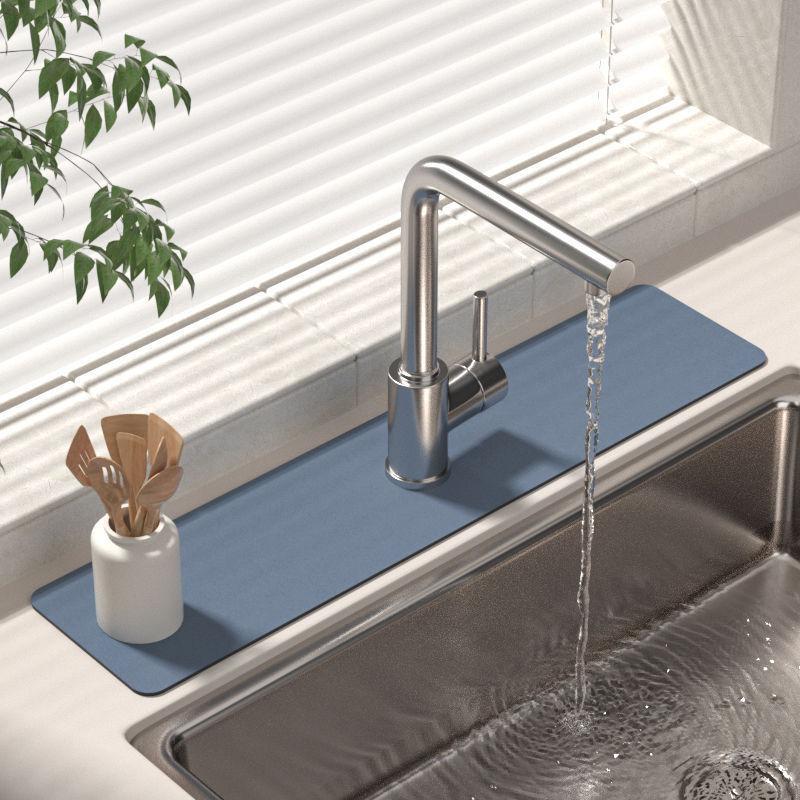 Badezimmerarmatur Ablass- und Wasserabsorptionsmatte für Waschbecken und Arbeitsplatten