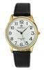 Perfect Men' 421 Gold Case, White Dial, Black Strap