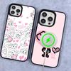 Cute Cartoon Esthers Bunny Magnetic Wireless Phone Case For IPhone 17 16 15 14 Plus 13 12 11 Pro Max