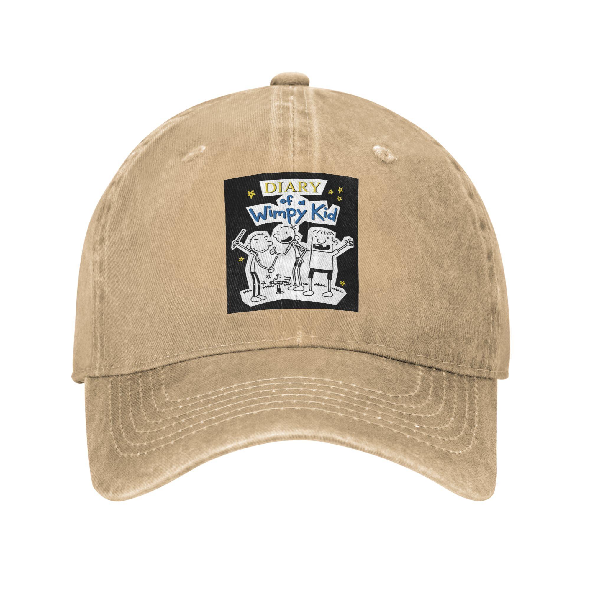 

Diary of a Wimpy Kid Wimpy Kid Group Denim Fabric Cap Casual Baseball Caps Adjustable Hat Summer Unisex Baseball Hats One Size
