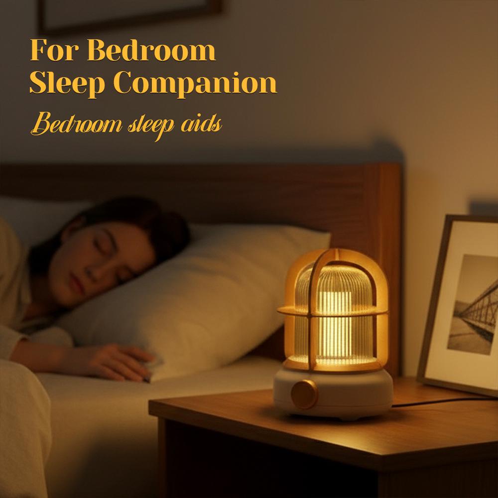 Retro Bulkhead Night Light For Kids Bedroom Warm Light Atmosphere Table Decoration Light For Camping Party Christmas Gift