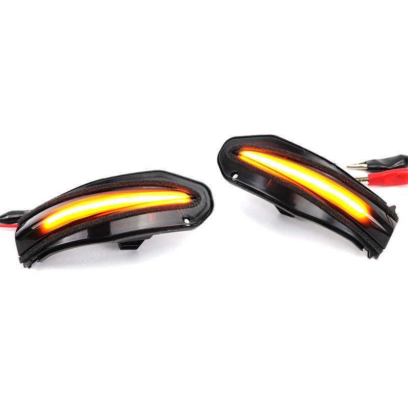 Smoked Lens Side Mirror Sequential Turn Signal Light For Toyota RAV4 XA40 4Runner Highlander XU50 Kluger Noah R80