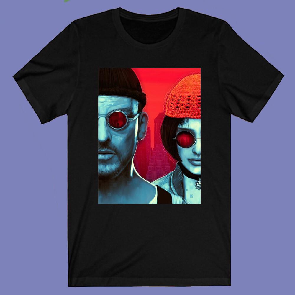 Leon The Professional & Mathilda Movie Poster Men s Black Size S-3XL S разноцветный