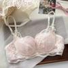 Sexy Pure Lace Small Breasts Show Big Gathering Upper Support Bra Cover Small Chest No Steel Ring Adjustment Type Upper Support