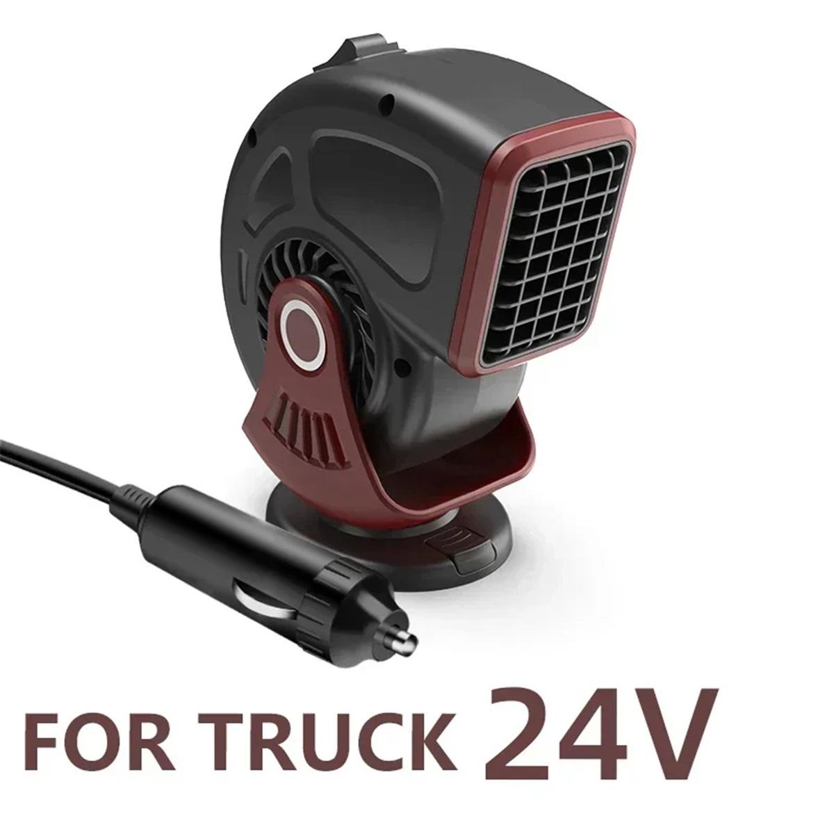 

Early plug-in 12V/24V vehicle heater dual-purpose heating and cooling fan ice mist remover for car windshield 24V B