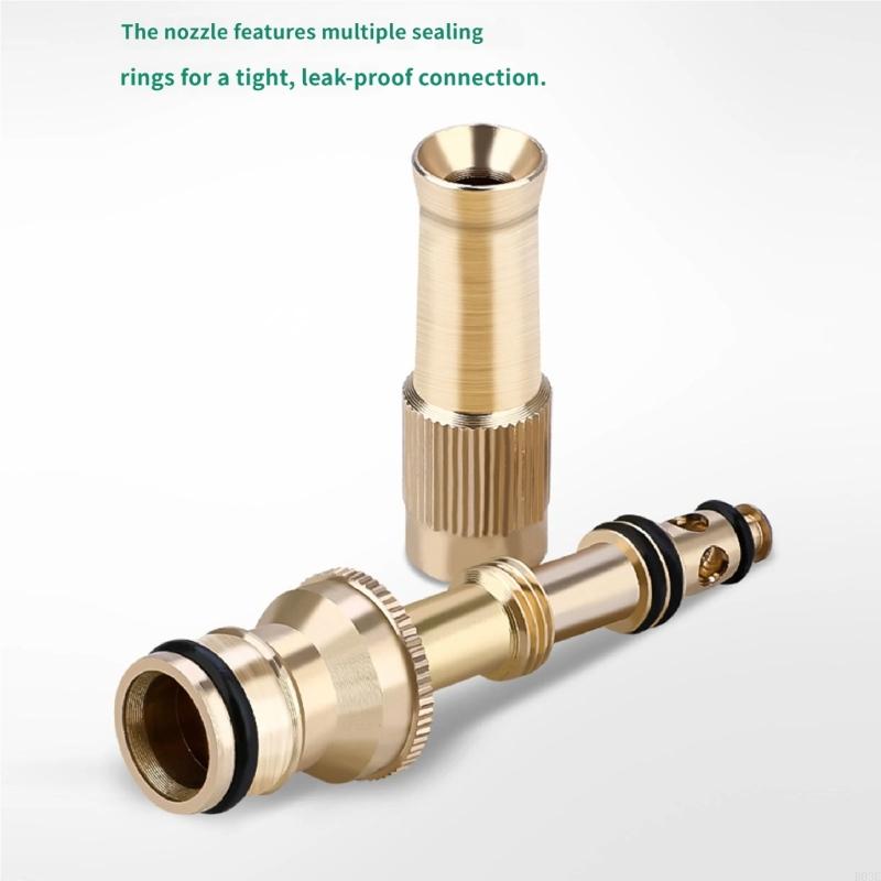 High Pressure Garden Hose Nozzle Household Car Wash Water Black Car Wash Nozzle Water Watering Pipe Car Washing B03E