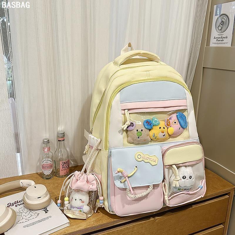 Junior High School Student Good-looking Primary School Student Cute Backpack Cartoon Backpack High School Student Large Capacity Lightweight Backpack