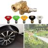 For Patio Cleaning Pressure Washer Kit High-pressure Washer Swivel Coupler Quick-connect Swivel Coupler Metal Construction
