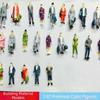 10pcs 1:25 1:30 1:50 1:75 1:87 Scale Miniature Landscape Figurines  DIY Handmade