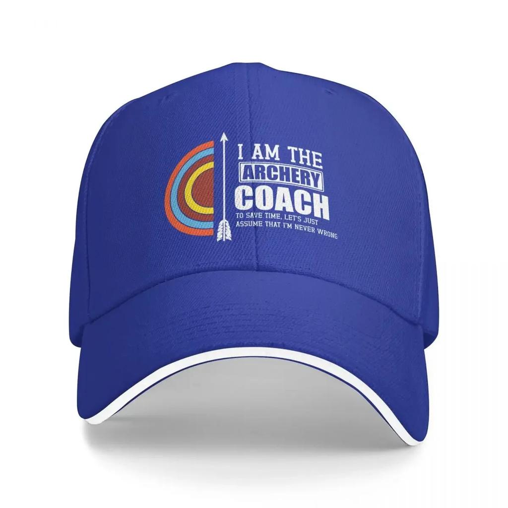 Archery Coach Multicolor Hat Peaked Womens Cap Personalized Visor Outdoor Hats