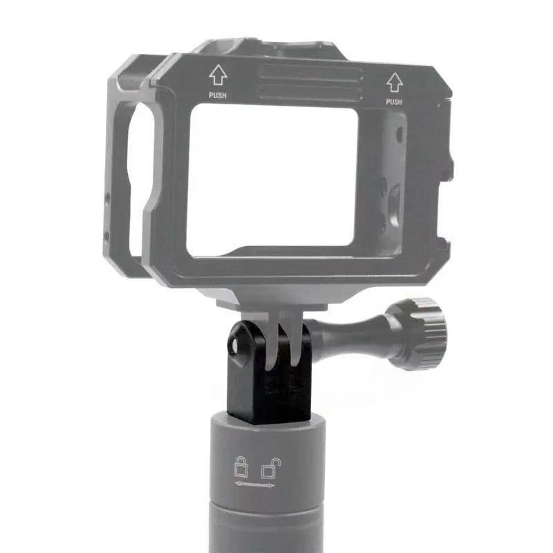 Aluminum Alloy Tripod Mount Adapter for GoPro 12/11/9 & DJI Action Cameras