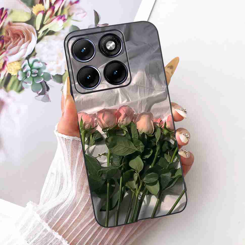 For Motorola Edge 70 Fusion 5G Case Cartoon Cat Panda TPU Black Cover For XT2605-1 XT2605-2 XT2605-4 Soft Silicone Phone Cases