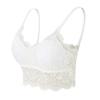 32A-95C Women Sleeveless Lace Vest Bra Cropped Top Camisole Padded Tank Tops Fitness Underwear Floral Lace… More