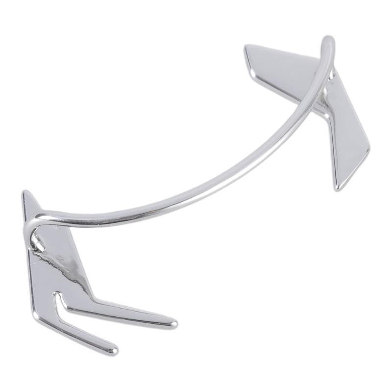 Unisex Silver Color Ear Clips Unique Futuristic Earwear Jewelry Skeletal Spine Ear Hooks Jewelry for Y2K Trendsetters