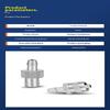 Doseren Lijm Subverpakking Spuitcilinder Luer Lock Adapter Fitting Tracheale Connector Metalen Materiaal Onderdelen