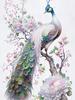 5D DIY Peacock Diamond Colored Animal Full Circle Square Diamond Embroidery Mosaic Cross Embroidery Set Home Decoration Gift