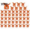 Small Candy Containers for Halloween Party 48 Pcs Bags, Kids Trick or Treat Goodie Cute Rabbit Cartoon Goody Bags Holiday Ear Plastic Gift Cookie,