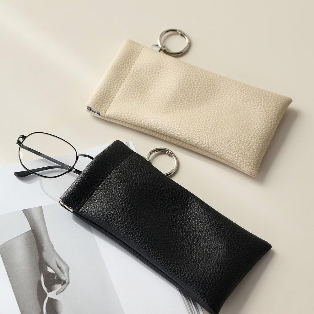 PU Glasses Protective Case Dustproof Eyewear Pouch Fashion Sunglasses Case  Travel