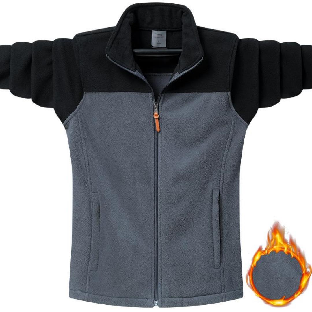 Осенне-зимние тактические флисовые куртки мужские повседневные толстовки с капюшоном — фото 2