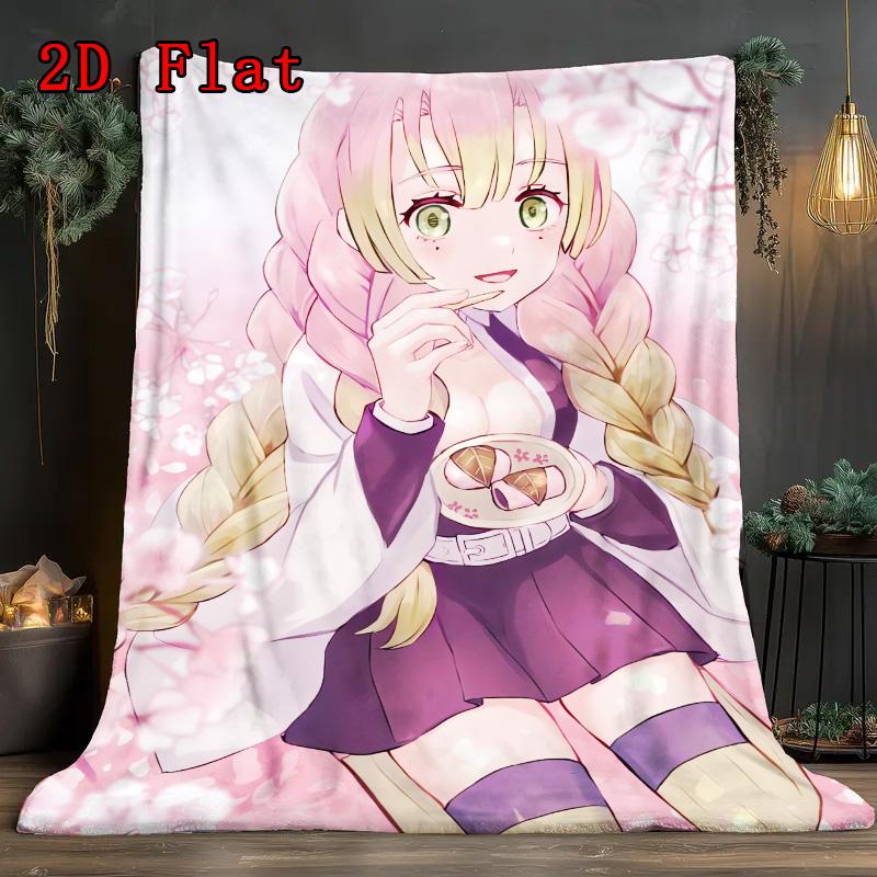 MITSURI 2D Flat Pattern Flannel Blanket High quality All Seasons Warmth and Comfort Perfect for Christmas Gifts.NMT0928118