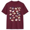 School Friends Crayon Shin Chan T-Shirt Summer Y2K Retro T Shirts 100 Cotton Tshirt For Mens Short Sleeves Clothing