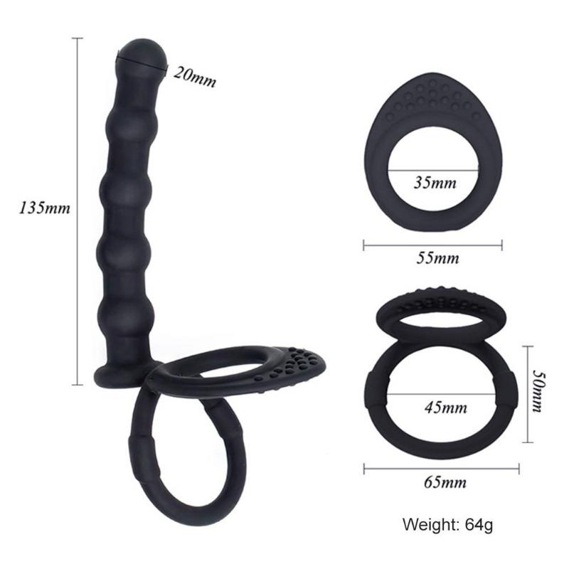 Anal Plug Sextoys Massager Sex Products Vaginal Stimulator With Wearable Silicone Beads Dildo Toys For Woman And Man